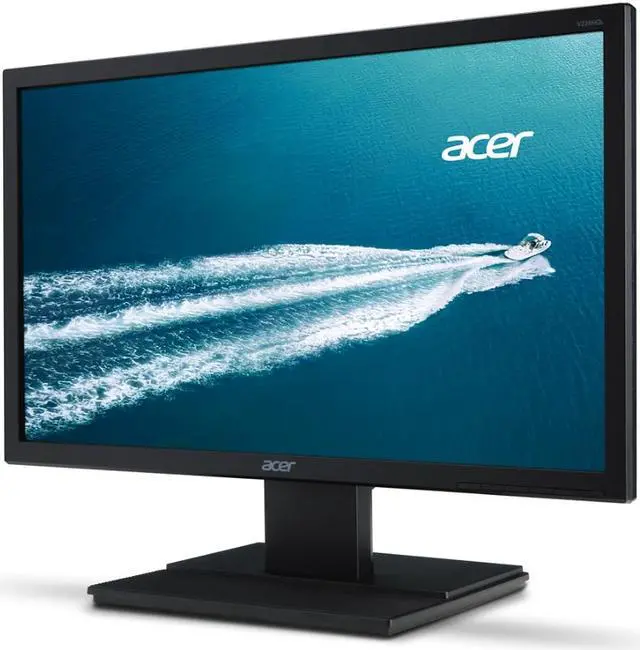 Alt view image 3 of 7 - Acer V226HQL H 21.5" Widescreen LCD Monitor - LCD Flat Panel 4 ms GTG 1920 x 1080 - Black  UM.WV6AA.H01