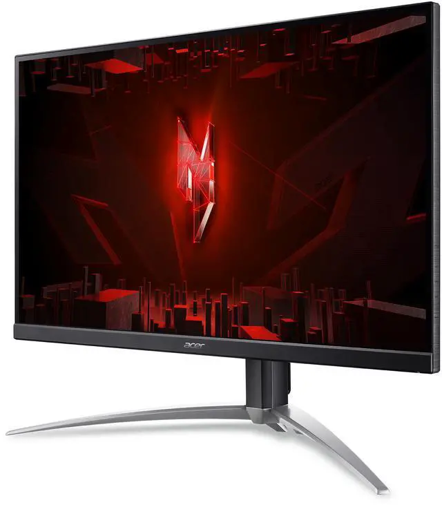 Alt view image 5 of 10 - Acer Nitro Gaming XV273K V3BMIIPRX 27" IPS 3840x2160 UHD Up to 160Hz 0.5ms Response Time DCI-P3 95% Wide Color Gamut AMD FreeSync Premium HDR400 Monitor, HDMIx2, DisplayPort, Speakers