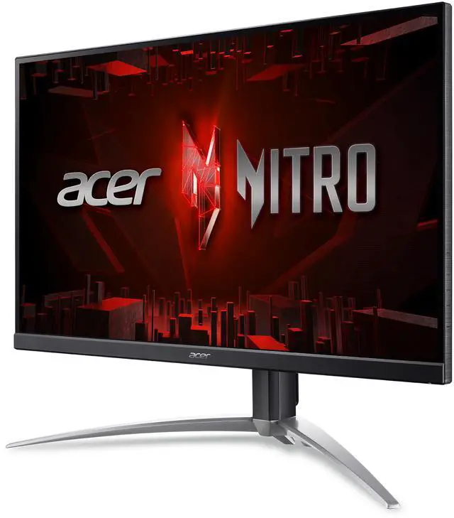 Alt view image 6 of 10 - Acer Nitro Gaming XV273K V3BMIIPRX 27" IPS 3840x2160 UHD Up to 160Hz 0.5ms Response Time DCI-P3 95% Wide Color Gamut AMD FreeSync Premium HDR400 Monitor, HDMIx2, DisplayPort, Speakers