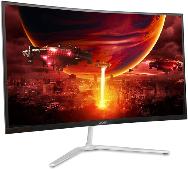 Alt view image 2 of 8 - Acer Nitro EDA270 X2biip 27" 1500R Curved Full HD (1920 x 1080) Monitor with AMD FreeSync Premium Technology, 240Hz Refresh Rate, 1ms VRB, HDR 10 (Display Port 1.4 & 2 x HDMI 2.0 Ports)