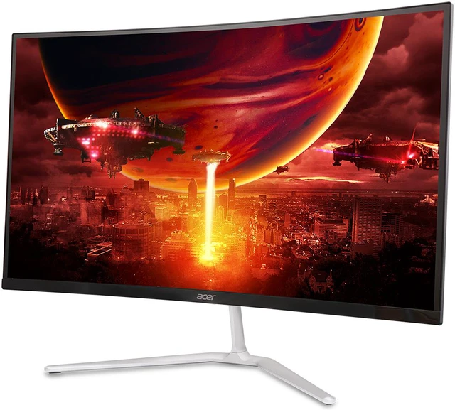 Alt view image 3 of 8 - Acer Nitro EDA270 X2biip 27" 1500R Curved Full HD (1920 x 1080) Monitor with AMD FreeSync Premium Technology, 240Hz Refresh Rate, 1ms VRB, HDR 10 (Display Port 1.4 & 2 x HDMI 2.0 Ports)