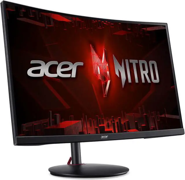 Alt view image 3 of 10 - Acer Nitro XZ271U X3bmiiphx 27" 1500R Curved Zero-Frame WQHD (2560 x 1440) Monitor with AMD FreeSync Premium Technology, Up to 240Hz Refresh Rate, 1ms VRB, sRGB 99%, Ergostand (Display Port & 2 x HDMI Ports)