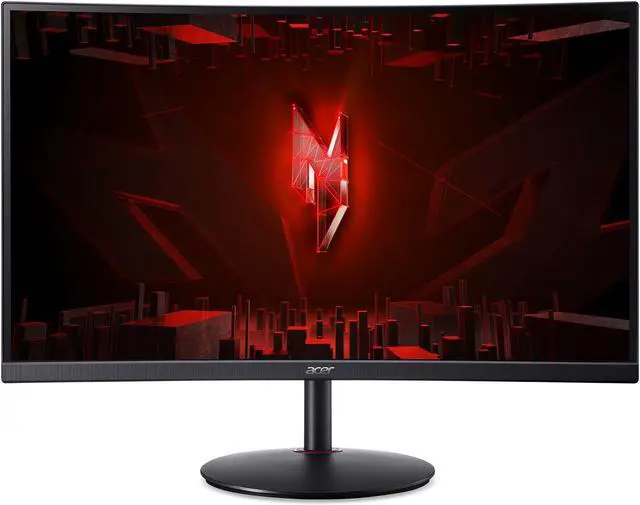 Alt view image 8 of 10 - Acer Nitro XZ271U X3bmiiphx 27" 1500R Curved Zero-Frame WQHD (2560 x 1440) Monitor with AMD FreeSync Premium Technology, Up to 240Hz Refresh Rate, 1ms VRB, sRGB 99%, Ergostand (Display Port & 2 x HDMI Ports)