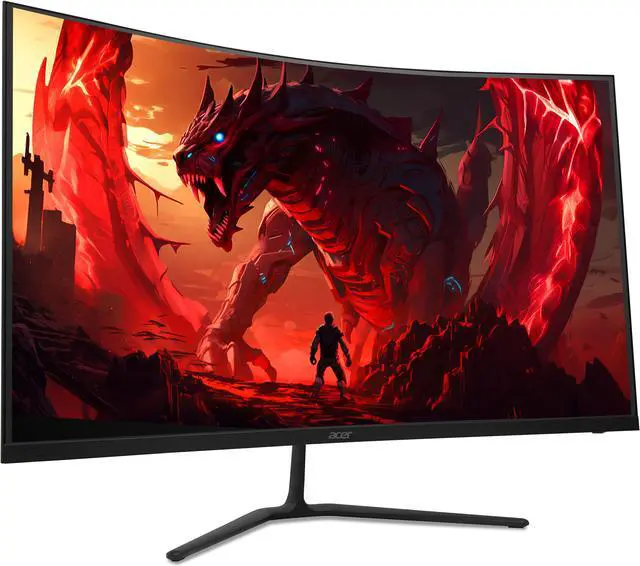 Main image of Acer Nitro ED323QU X2bmiipx 31.5" 1000R Curved WQHD (2560 x 1440) Zero Frame Gaming Monitor with AMD FreeSync Premium Technology, Up to 240Hz, 1ms(VRB) - (1 x Display Port 1.4 & 2 x HDMI 2.0 Ports)