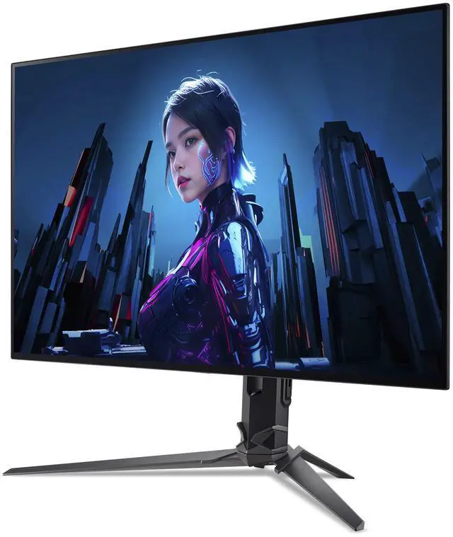Alt view image 2 of 12 - Acer Predator X32 X2bmiiphx 31.5" UHD 3840 x 2160 OLED Gaming Monitor with AMD FreeSync Premium Pro, 240Hz, 0.03ms (G to G), Delta E<2, DCI-P3 99% Wide Color Gamut