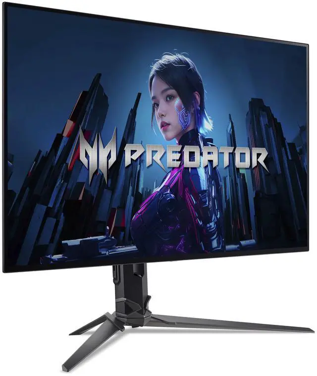 Alt view image 3 of 12 - Acer Predator X32 X2bmiiphx 31.5" UHD 3840 x 2160 OLED Gaming Monitor with AMD FreeSync Premium Pro, 240Hz, 0.03ms (G to G), Delta E<2, DCI-P3 99% Wide Color Gamut