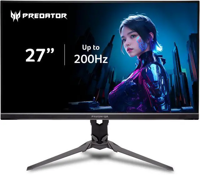 Main image of Acer Predator XB273U X1bmiiprx 27" WQHD (2560 x 1440) IPS Monitor with AMD FreeSync Premium Technology, Acer HDR400, DCI-P3 90%, Up to 0.5ms (G to G), Up to 200Hz refresh Rate