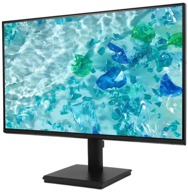 Alt view image 3 of 7 - Acer 24" (23.8" actual) Monitor 4 ms Adaptive Sync HDMI, VGA Flat Panel Vero V7 V247Y GBI