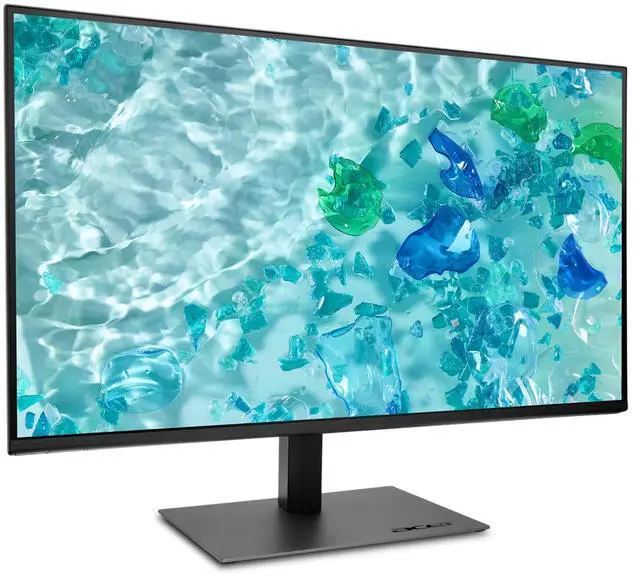 Alt view image 2 of 8 - Acer America 27" Monitor 4 ms Adaptive Sync HDMI, DisplayPort, USB Type-C, USB Type B, Audio Flat Panel Vero B7 B277U GBMIQPRUZX