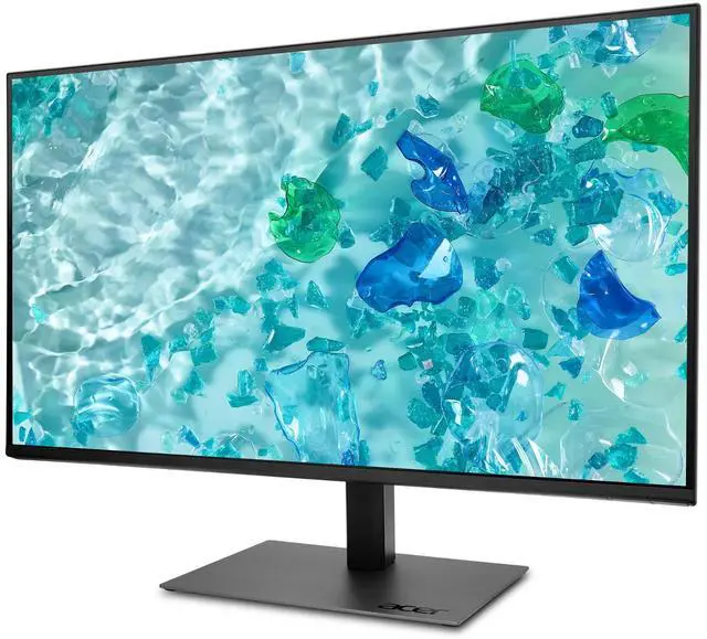 Alt view image 3 of 8 - Acer America 27" Monitor 4 ms Adaptive Sync HDMI, DisplayPort, USB Type-C, USB Type B, Audio Flat Panel Vero B7 B277U GBMIQPRUZX