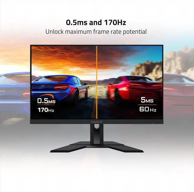 Alt view image 3 of 12 - GIGABYTE - M27Q (2023) - 27" IPS Gaming Monitor - QHD 2560x1440 - 165Hz/OC 170Hz - 1ms MPRT - AMD FreeSync Premium - Type C KVM - HDMI, DP, Type C - Height Adjustable - Black