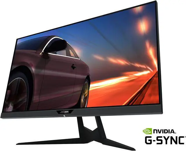 Alt view image 2 of 9 - AORUS FI27Q-X 27" 240Hz 1440P HBR3, G-SYNC Compatible, SS IPS Gaming Monitor, Exclusive Built-in ANC, 2560 x 1440, 0.3ms Response Time, HDR, 93% DCI-P3, 1x DisplayPort 1.4, 2x HDMI 2.0, 2x USB 3.0