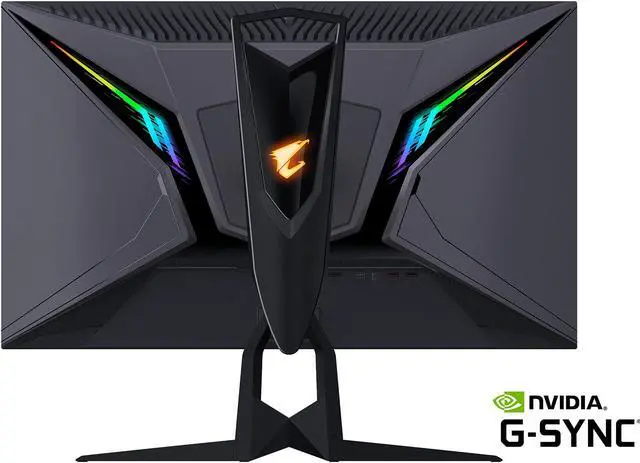 Alt view image 9 of 9 - AORUS FI27Q-X 27" 240Hz 1440P HBR3, G-SYNC Compatible, SS IPS Gaming Monitor, Exclusive Built-in ANC, 2560 x 1440, 0.3ms Response Time, HDR, 93% DCI-P3, 1x DisplayPort 1.4, 2x HDMI 2.0, 2x USB 3.0