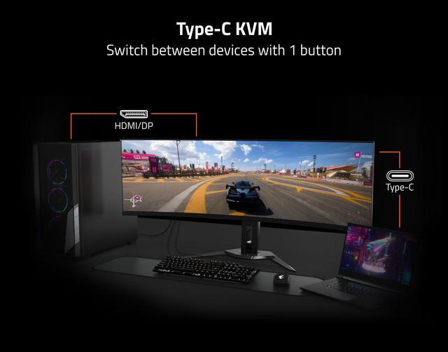 Alt view image 6 of 6 - GIGABYTE - M28U - 28" IPS Gaming Monitor - UHD 3840x2160 - 144Hz - 1ms GTG - AMD FreeSync Premium Pro - Type C KVM - HDMI, DP, Type C - Height Adjustable - Black