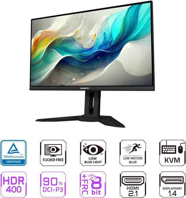 Alt view image 2 of 6 - GIGABYTE - M32U - 32" IPS Gaming Monitor - UHD 3840x2160 - 144Hz - 1ms MPRT - AMD FreeSync Premium Pro - Type C KVM - HDMI, DP, Type C - Height Adjustable - Black