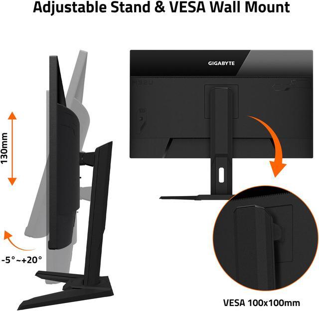 Alt view image 5 of 6 - GIGABYTE - M32U - 32" IPS Gaming Monitor - UHD 3840x2160 - 144Hz - 1ms MPRT - AMD FreeSync Premium Pro - Type C KVM - HDMI, DP, Type C - Height Adjustable - Black