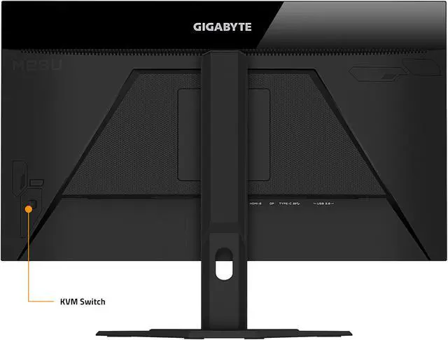 Alt view image 8 of 9 - GIGABYTE 28" 144 Hz SS IPS UHD IPS Gaming Monitor FreeSync Premium Pro (AMD Adaptive Sync) 94% DCI-P3 / 120% sRGB HDMI, DisplayPort, USB, Earphone Jack M28U