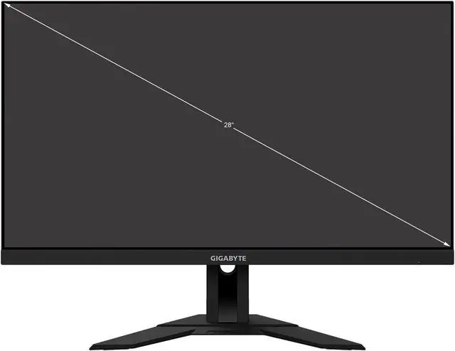 Alt view image 2 of 9 - GIGABYTE 28" 144 Hz SS IPS UHD IPS Gaming Monitor FreeSync Premium Pro (AMD Adaptive Sync) 94% DCI-P3 / 120% sRGB HDMI, DisplayPort, USB, Earphone Jack M28U
