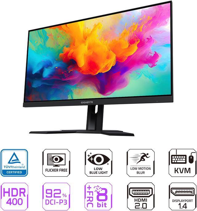 Alt view image 3 of 6 - GIGABYTE - M27Q X - 27" IPS Gaming Monitor - QHD 2560x1440 - 240Hz - 1ms GTG - AMD FreeSync Premium - Type C KVM - HDMI, DP, Type C - Height Adjustable - Black