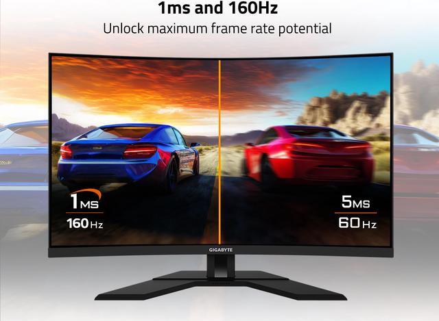 Alt view image 3 of 6 - GIGABYTE - M32UC - 32" VA Curved Gaming Monitor - UHD 3840x2160 - 144Hz/OC 160Hz - 1ms MPRT - AMD FreeSync Premium Pro - Type C KVM - HDMI, DP, Type C - Height Adjustable - Black