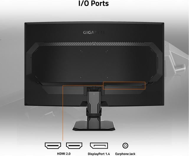 Alt view image 4 of 5 - GIGABYTE - GS27QC - 27" VA Curved Gaming Monitor - QHD 2560x1440 - 165Hz/OC 170Hz - 1ms MPRT - AMD FreeSync Premium - HDMI, DP - Black