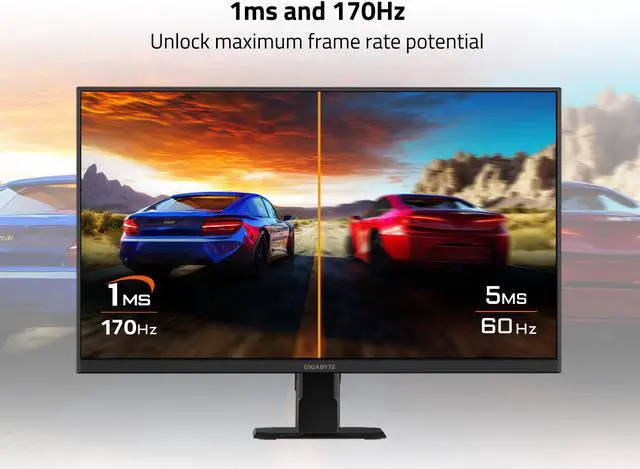 Alt view image 3 of 5 - GIGABYTE - GS27F - 27" IPS Gaming Monitor - FHD 1920x1080 - 165Hz/OC 170Hz - 1ms MPRT - AMD FreeSync Premium - HDMI, DP - Black