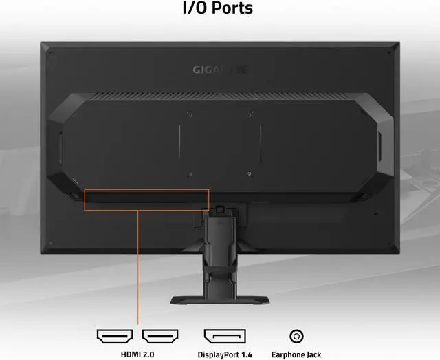 Alt view image 4 of 5 - GIGABYTE - GS27F - 27" IPS Gaming Monitor - FHD 1920x1080 - 165Hz/OC 170Hz - 1ms MPRT - AMD FreeSync Premium - HDMI, DP - Black