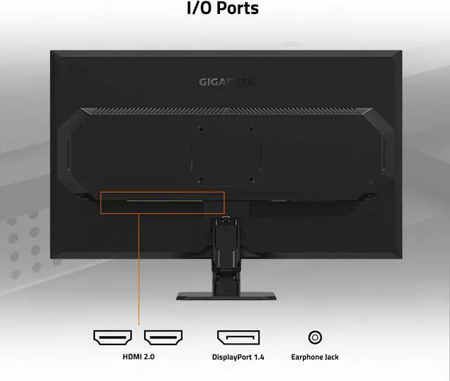Alt view image 4 of 5 - GIGABYTE - GS32Q - 32" IPS Gaming Monitor - QHD 2560x1440 - 165Hz/OC 170Hz - 1ms MPRT - AMD FreeSync Premium - HDMI, DP - Black