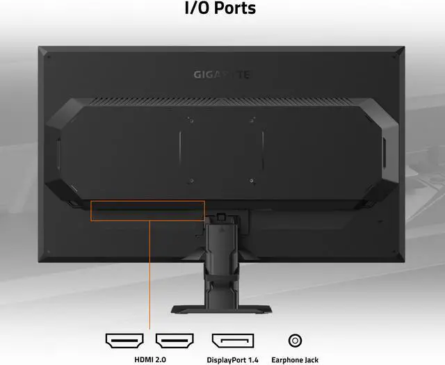 Alt view image 4 of 5 - GIGABYTE - GS27Q - 27" IPS Gaming Monitor - QHD 2560x1440 - 165Hz/OC 170Hz - 1ms MPRT - AMD FreeSync Premium - HDMI, DP - Black