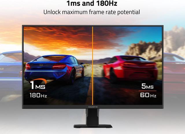 Alt view image 3 of 5 - GIGABYTE - GS27QA SA - 27" IPS Gaming Monitor - QHD 2560x1440 - 180Hz - 1ms MPRT - AMD FreeSync - HDMI, DP - Black