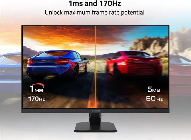 Alt view image 3 of 5 - GIGABYTE - GS32Q - 32" IPS Gaming Monitor - QHD 2560x1440 - 165Hz/OC 170Hz - 1ms MPRT - AMD FreeSync Premium - HDMI, DP - Black