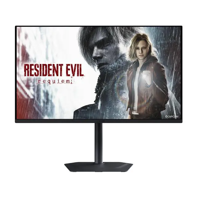 Alt view image 2 of 12 - GIGABYTE 32" UHD 4k 165Hz with AMD FreeSync Premium Pro 0.03ms USB-C KVM HDR400 OLED Gaming Computer Monitor with Height Adjustable stand MO32U