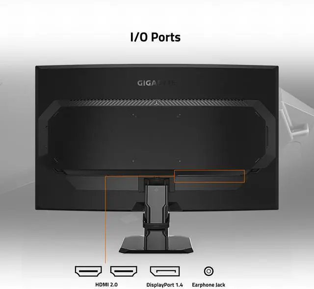 Alt view image 4 of 5 - GIGABYTE - GS27FC (SA) - 27" VA Curved Gaming Monitor - FHD 1920x1080 - 180Hz - 1ms MPRT - AMD FreeSync Premium - HDMI, DP - Black