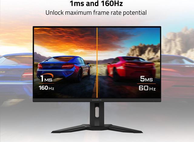 Alt view image 3 of 6 - GIGABYTE - M32UP - Pro Version - 31.5" SS IPS Gaming Monitor - UHD 3840x2160 - 160Hz - 1ms MPRT - AMD FreeSync Premium Pro - Type C KVM - HDMI, DP, Type C - Height Adjustable - Black