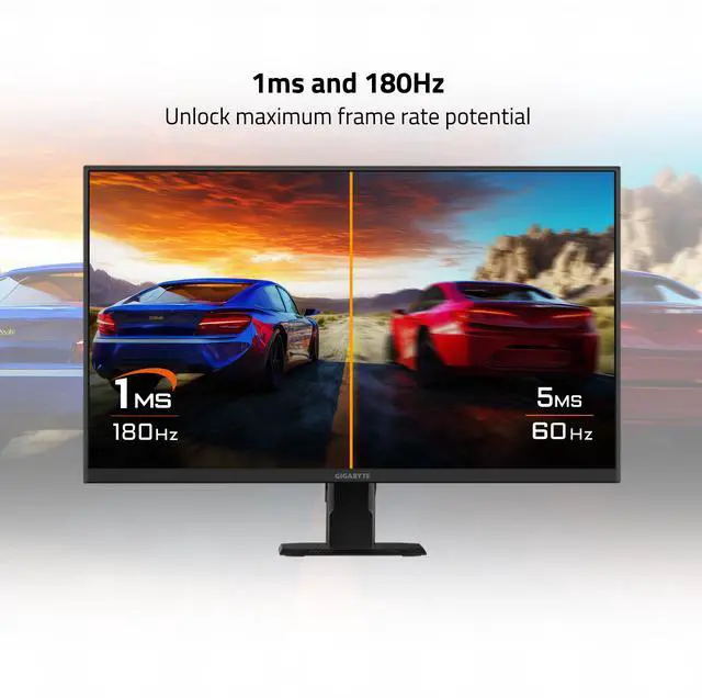 Alt view image 3 of 5 - GIGABYTE - GS27QA - 27" IPS Gaming Monitor - QHD 2560x1440 - 180Hz - 1ms MPRT - AMD FreeSync - HDMI, DP - Black