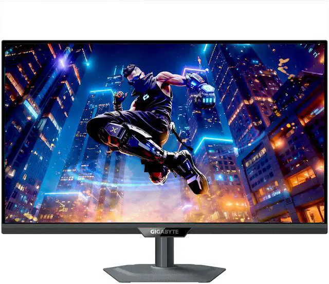 Alt view image 3 of 15 - GIGABYTE 27" UHD 4K 160Hz with AMD FreeSync Premium, G-SYNC Compatible 1ms HDR400 Dual Mode USB-C KVM Gaming Computer Monitor with Height Adjustable, Tilt, Pivot and Swivel stand M27UP