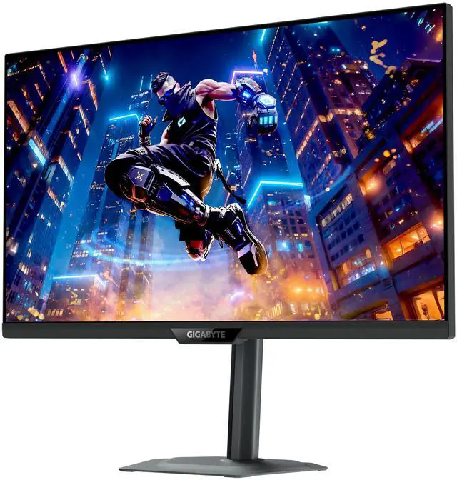 Alt view image 3 of 14 - GIGABYTE 27" 160Hz UHD/320Hz FHD 1ms IPS UHD Dual-Mode Gaming Monitor FreeSync Premium (AMD Adaptive Sync) 95% DCI-P3 / 125% sRGB M Series M27UP SA