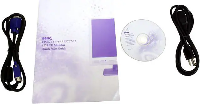 Alt view image 8 of 9 - BenQ 17" Active Matrix, TFT LCD SXGA LCD Monitor 16 ms D-Sub FP757-V2