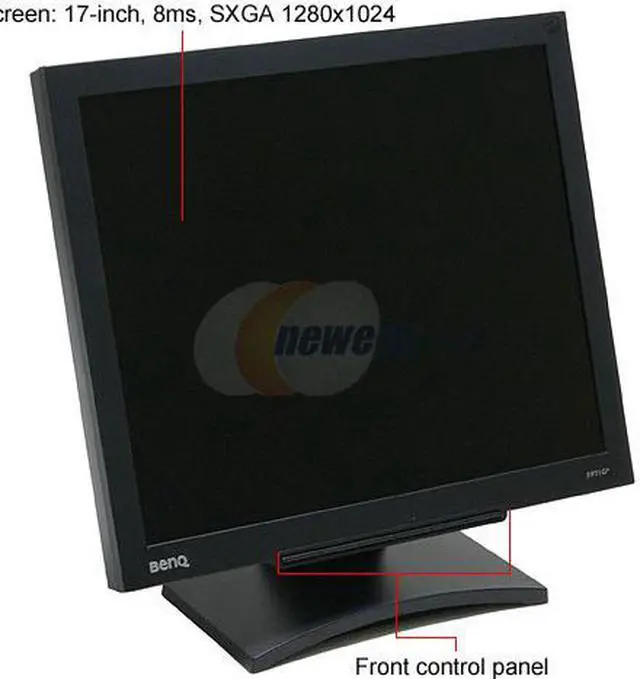 Alt view image 2 of 11 - BenQ 17" SXGA LCD Monitor 8 ms D-Sub FP71G+