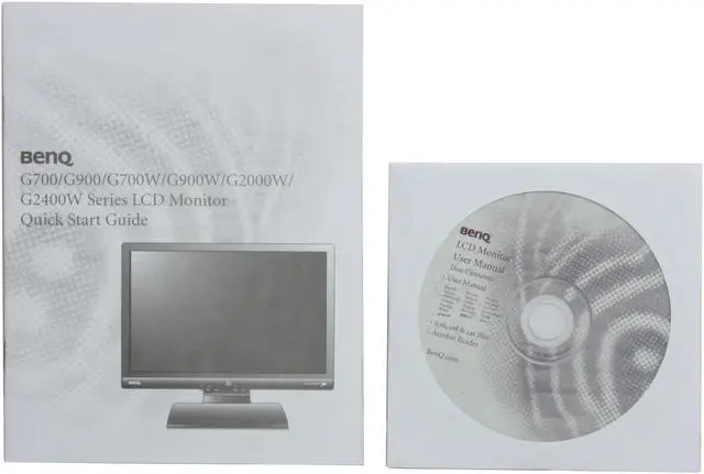Alt view image 12 of 12 - BenQ G2400W Black 24" 5ms DVI HDMI Widescreen LCD Monitor 250 cd/m2 1000:1