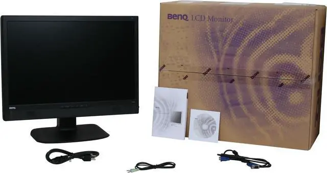 Alt view image 11 of 11 - BenQ T241W Black 24" 5ms HDMI Widescreen LCD Monitor with Height and Pivot Adjustments 250 cd/m2 1000:1 Built in Speakers