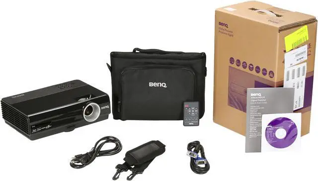 Alt view image 8 of 8 - BENQ MP626 XGA 1024x768 2700 ANSI Lumens 3D Ready Multimedia DLP Projector w/ Network Function