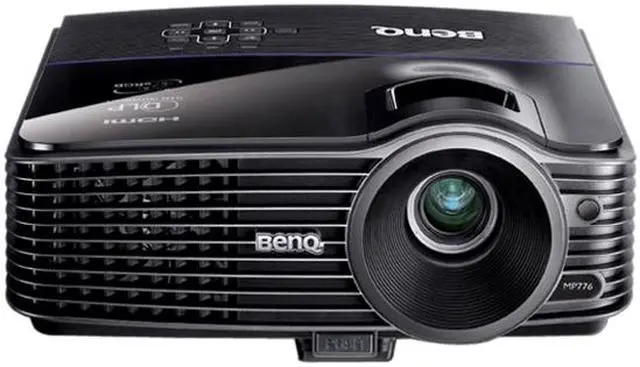 Alt view image 2 of 4 - BENQ MP776ST XGA 1024x768 3500 ANSI Lumens 3D Ready Multimedia Short Throw DLP Projector w/ Network Function