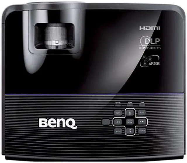 Alt view image 3 of 4 - BENQ MP776ST XGA 1024x768 3500 ANSI Lumens 3D Ready Multimedia Short Throw DLP Projector w/ Network Function