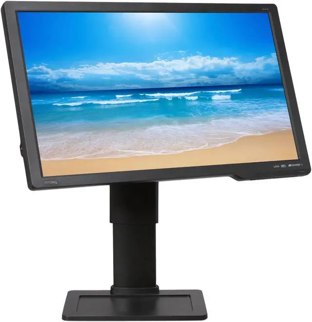 Alt view image 9 of 11 - BenQ XL2410T Black 23.6" HDMI Swivel & Height Adjustable 3D-Ready Widescreen LED Backlighting LCD Monitor 300 cd/m2 DC 10,000,000:1 (1,000:1)