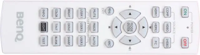 Alt view image 6 of 8 - BenQ  W710ST  1280 x 720  2500 Lumens  DLP  HD Short-Throw Projector