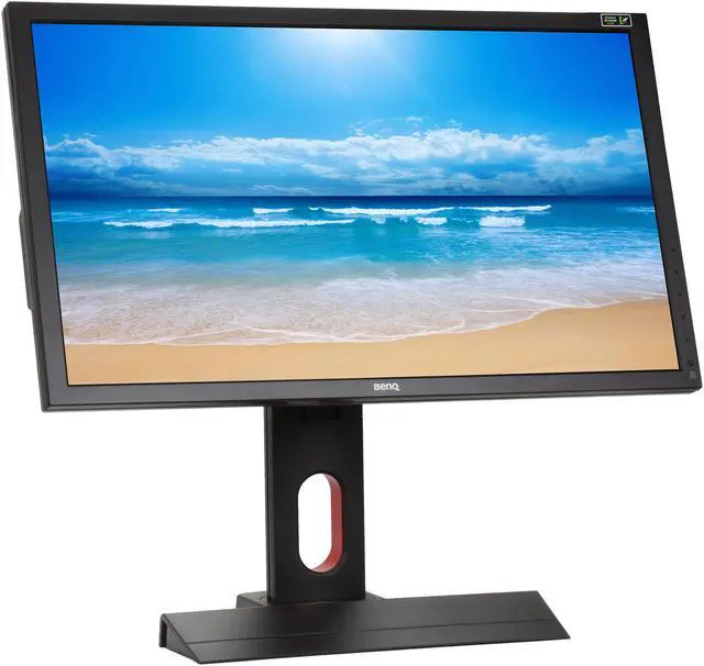 Alt view image 3 of 15 - BenQ 24" 120 Hz TN Height & Pivot Adjustable 120Hz 3D-Ready LCD Monitor 5ms (2ms GTG) D-Sub, DVI, HDMI, DisplayPort, Headphone Jack XL2420TX