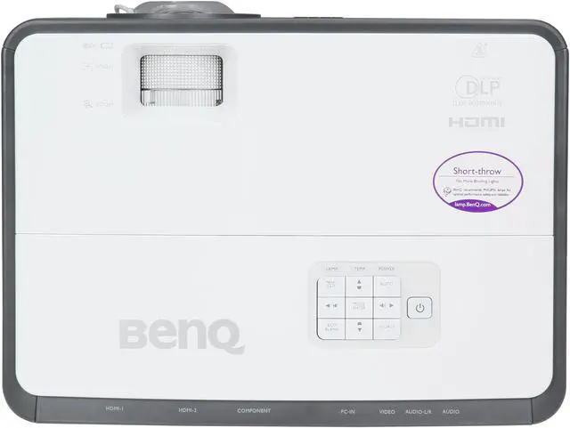 Alt view image 6 of 8 - BenQ W770ST WXGA 1280x720, 2500 ANSI Lumens, Short Throw Distance, 2 HDMI Inputs, w/ Carrying Bag, 3D DLP Projector
