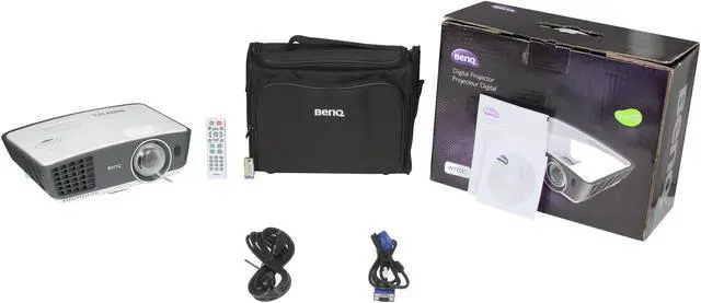 Alt view image 8 of 8 - BenQ W770ST WXGA 1280x720, 2500 ANSI Lumens, Short Throw Distance, 2 HDMI Inputs, w/ Carrying Bag, 3D DLP Projector