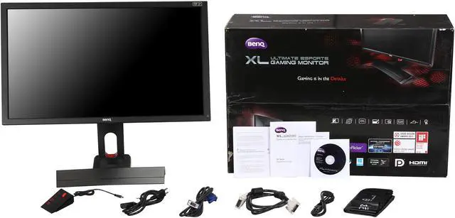 Alt view image 11 of 11 - BenQ XL2720Z Black 27" 144Hz GROM 1ms (GTG) Gaming Monitor, 300 cd/m2 DCR 12,000,000:1 (1000:1), Height and Swivel Adjustment, Black eQualizer, Motion Blur Reduction Technology, VESA Mountable, D-Sub